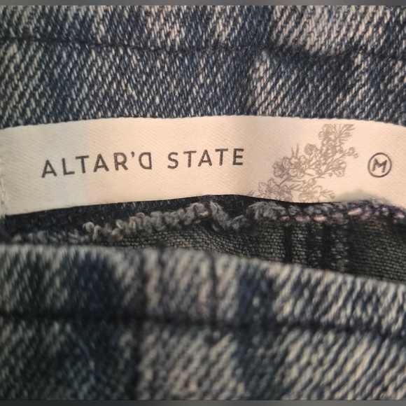 Altar'd State Denim Blue Corset Top - Picture 4 of 4